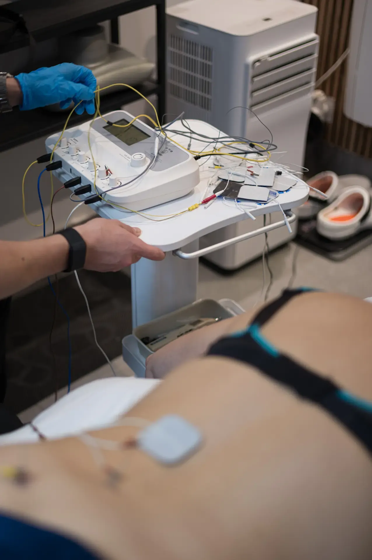 Electroestimulación en la consulta de Iñigo Goikoetxea en Bilbao